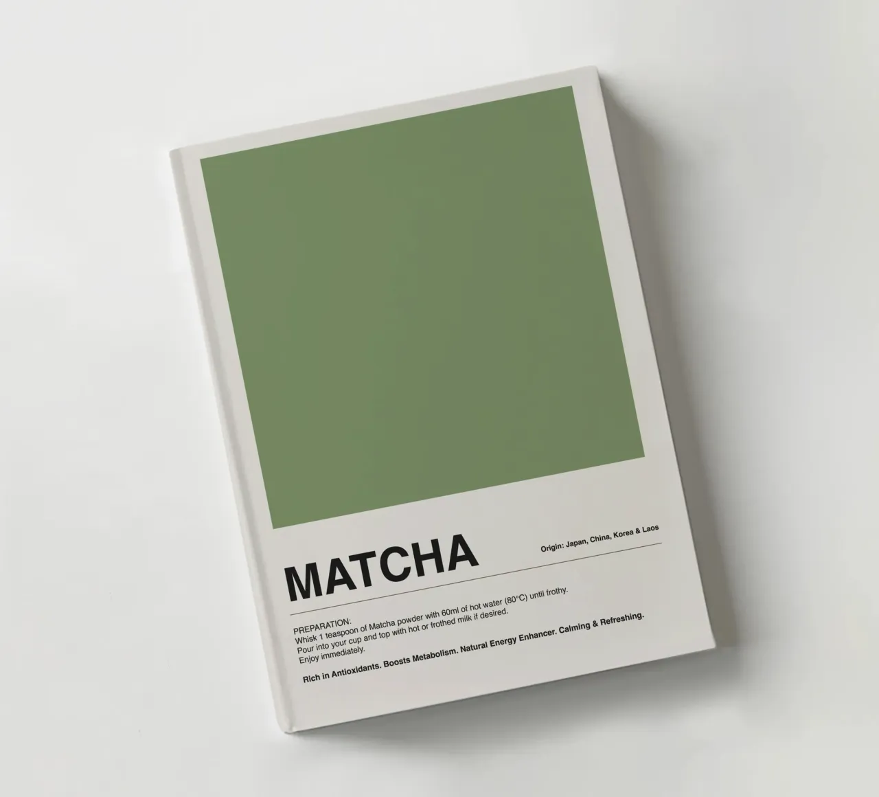 Matcha Latte Chartreuse notebook by ni-ja artboutique