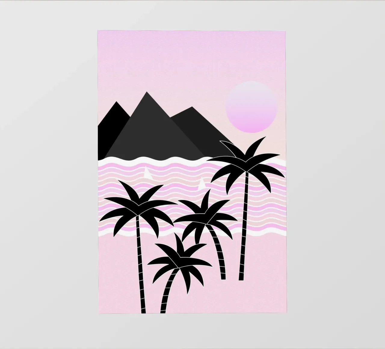 Ciao Isole Cieli Rosa telo in pvc da SilverPegasus
