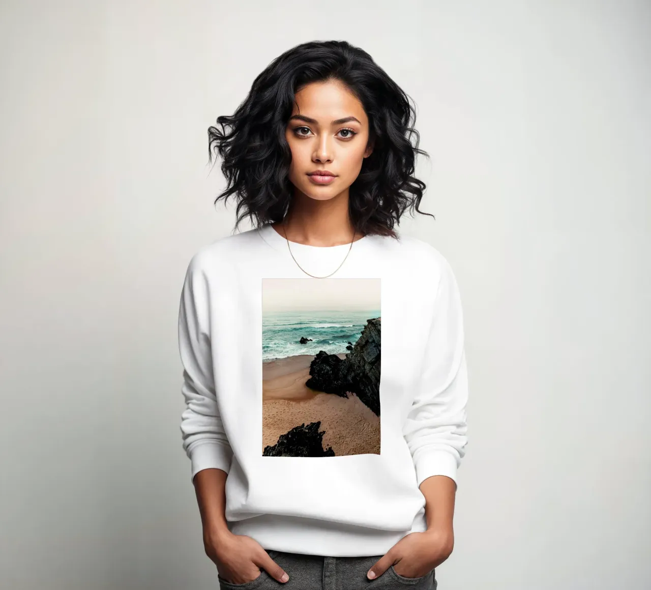Antlantic Ocean Coast felpa da Sebastian Hilgetag