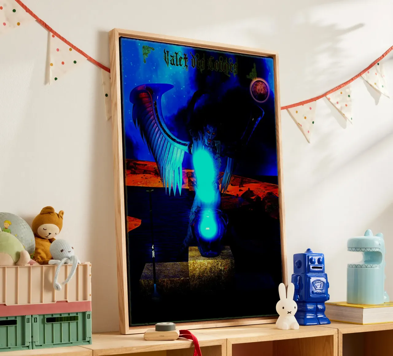 Bélial - The Jack of Cups from the Witcher Parks Tarot canvas with Floater frame by the-witcher