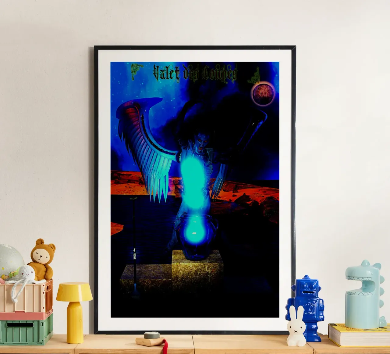Bélial - De bekerspeler uit de Witcher Parks Tarot poster met kunststof frame van the-witcher