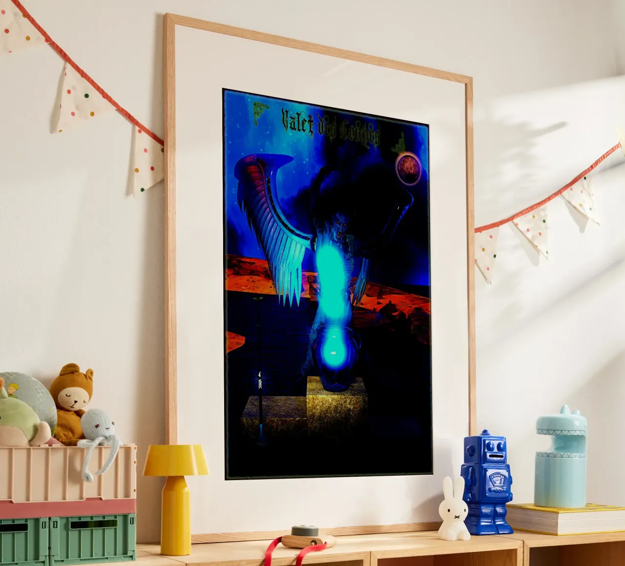 Bélial - De bekerspeler uit de Witcher Parks Tarot poster met kunststof frame van the-witcher