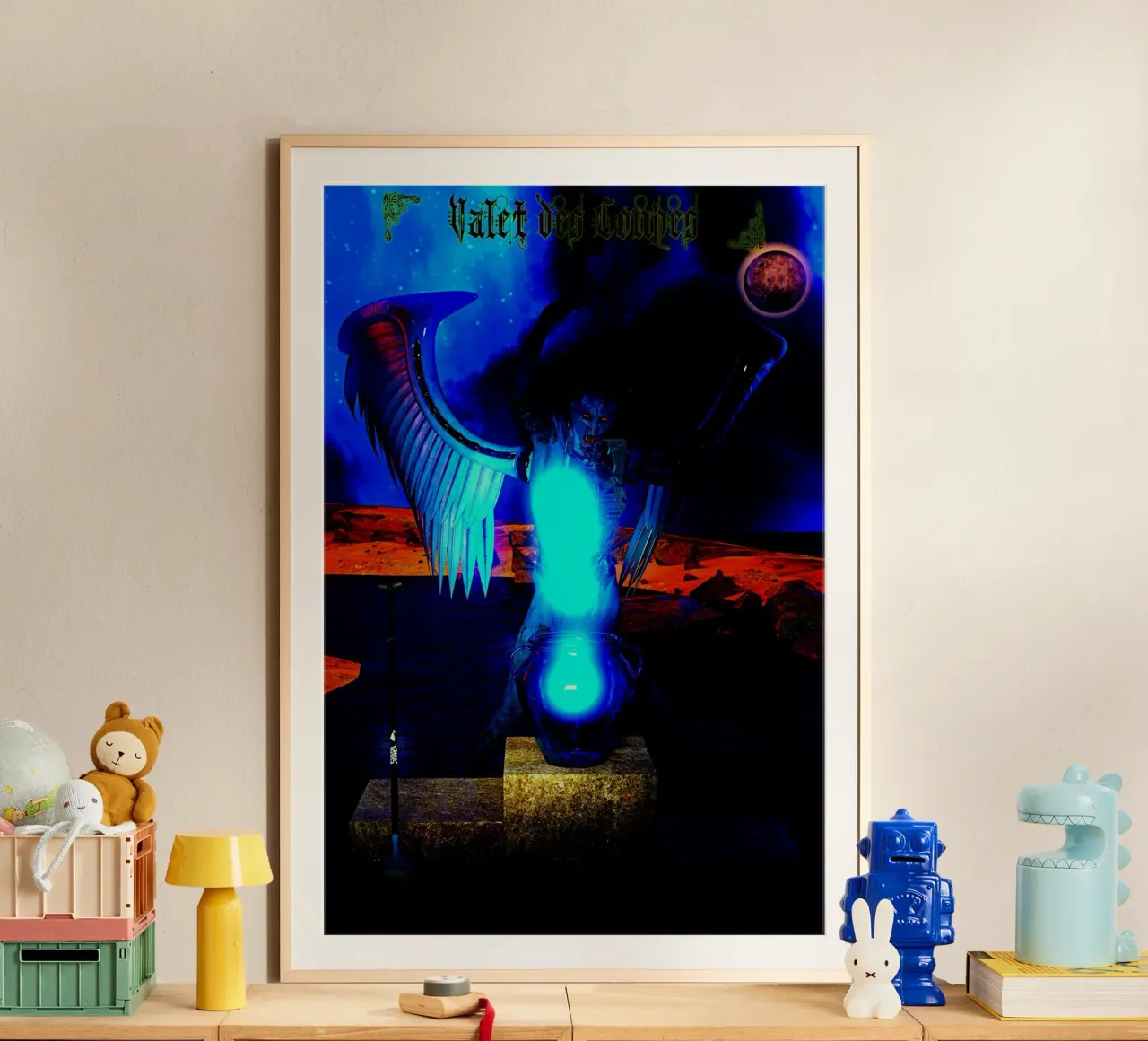 Bélial - De bekerspeler uit de Witcher Parks Tarot poster met kunststof frame van the-witcher