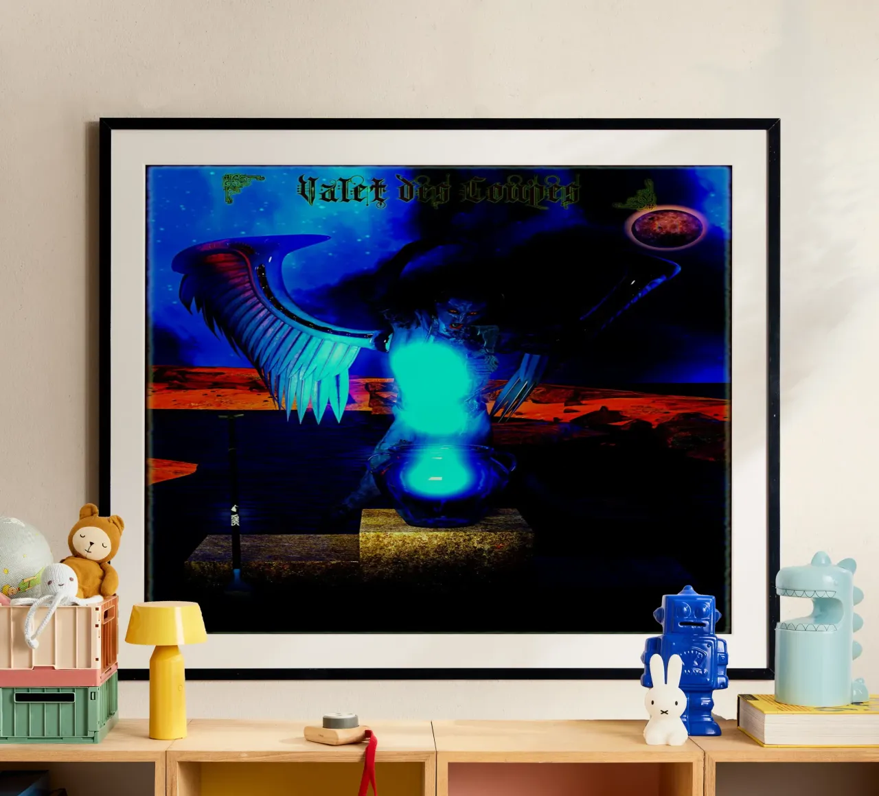 Bélial - De bekerspeler uit de Witcher Parks Tarot poster met kunststof frame van the-witcher