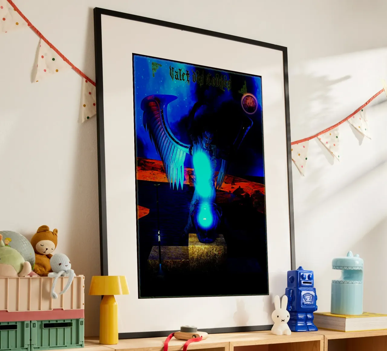 Bélial - De bekerspeler uit de Witcher Parks Tarot poster met kunststof frame van the-witcher