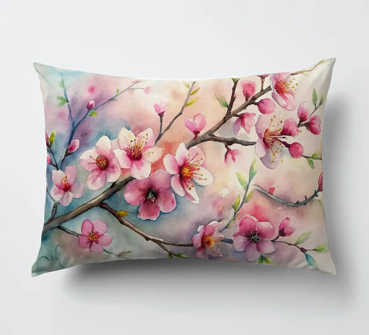 Mandorlo in fiore cuscino da Point and Art