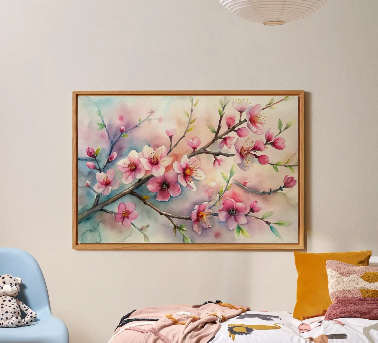 Mandorlo in fiore alluminio dibond da Point and Art
