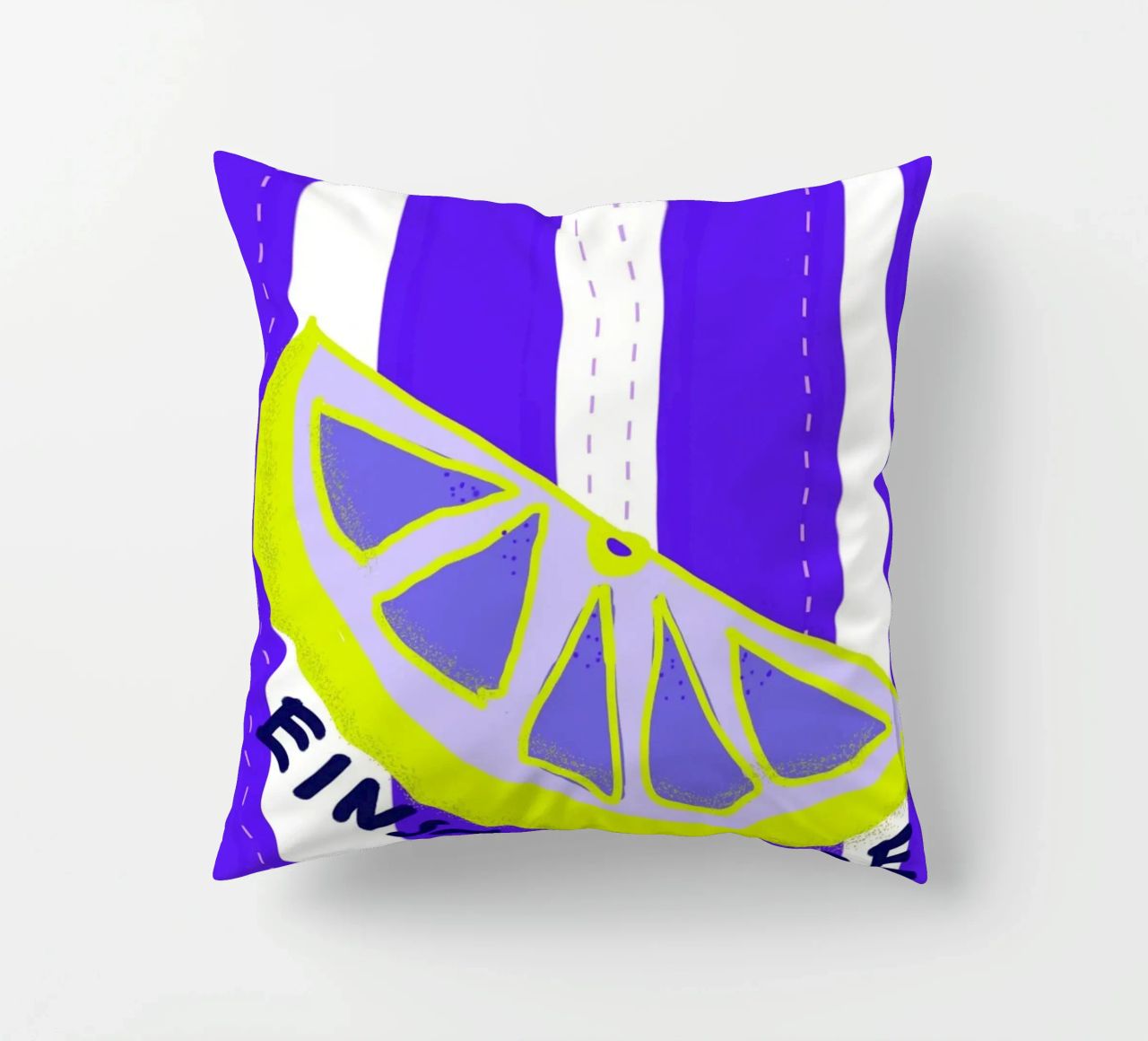 Einsame Zitrone cuscino da wee-design
