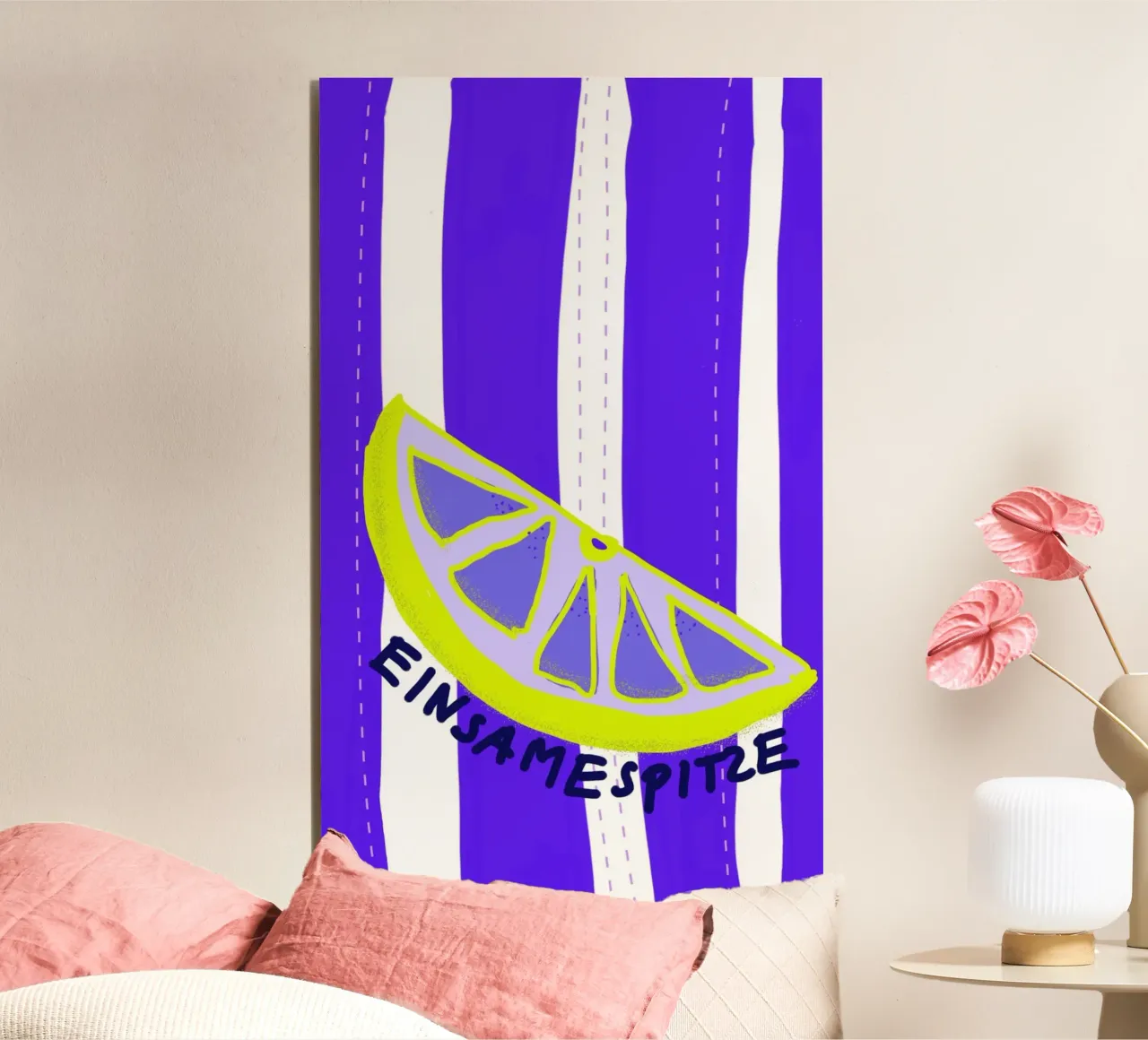 Einsamespitzen Zitrone alluminio dibond da wee-design