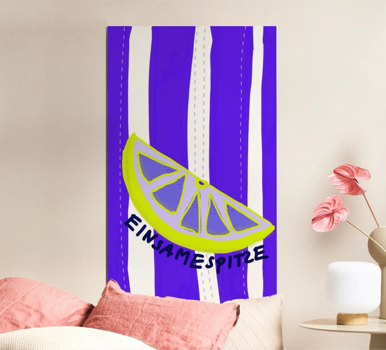 Einsame Zitrone carta hahnemühle da wee-design