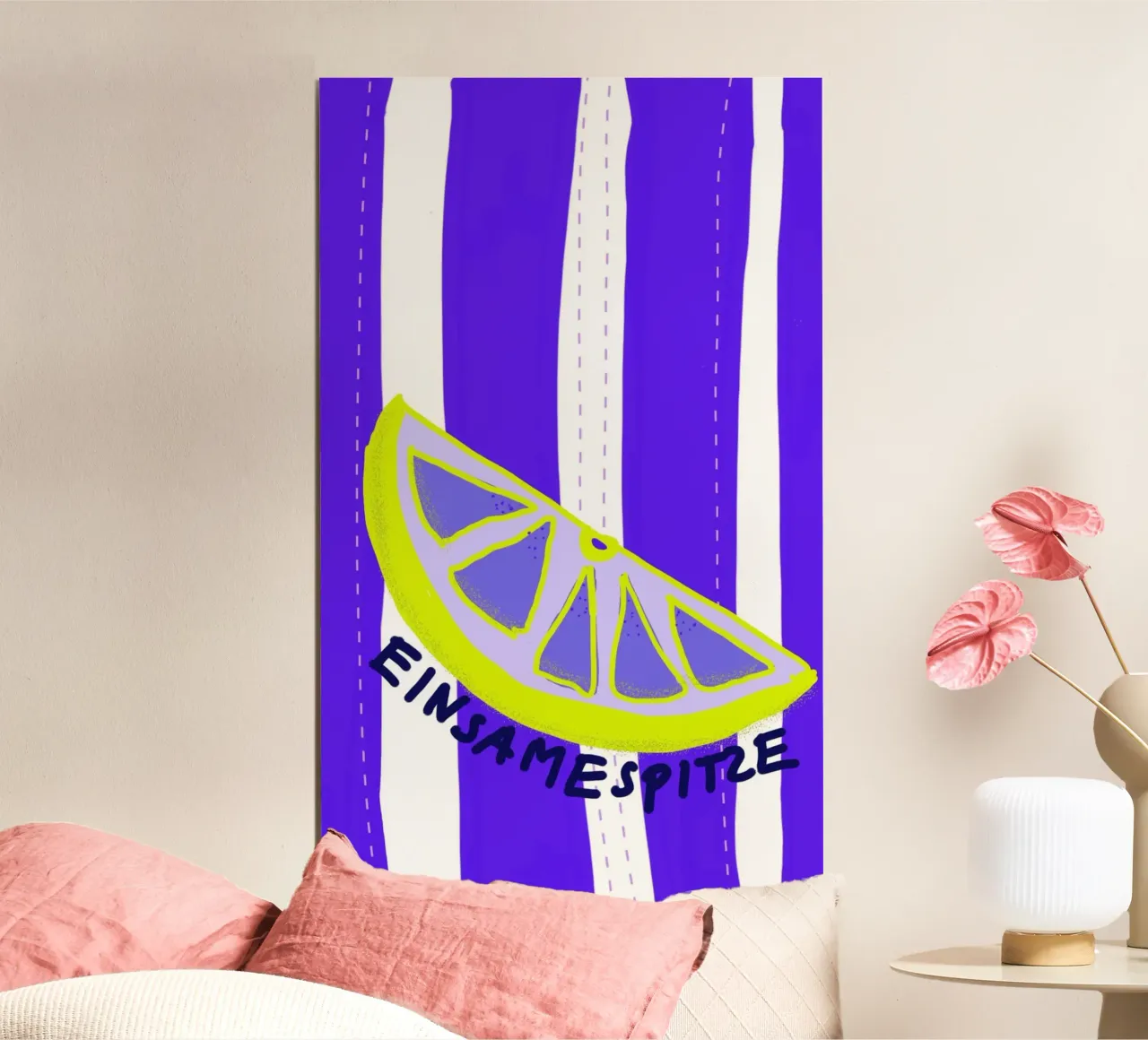 Einsamespitzen Zitrone poster da wee-design