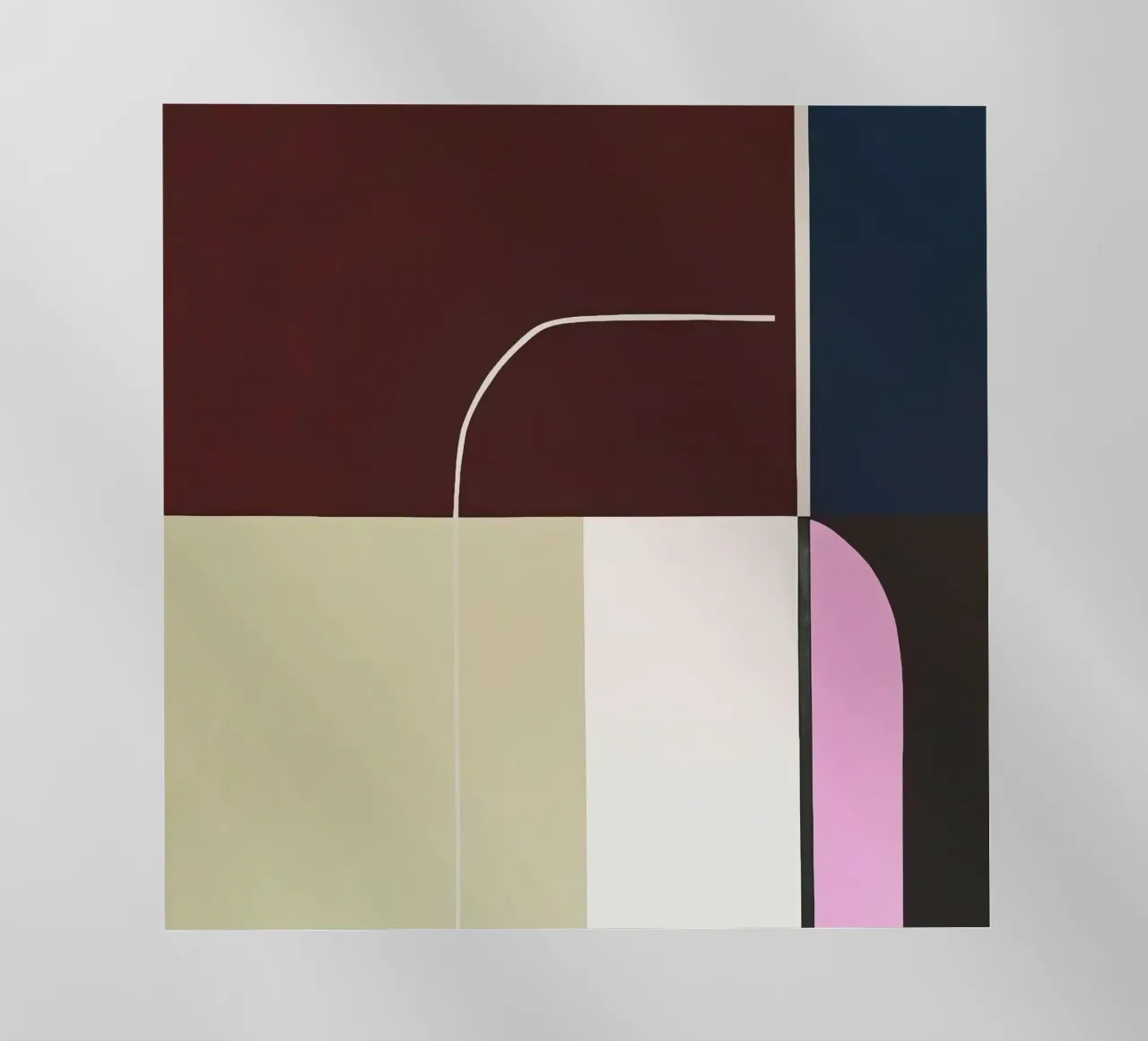 Modern Geometric Design in Muted Tones pellicola backlit da Artbyvo