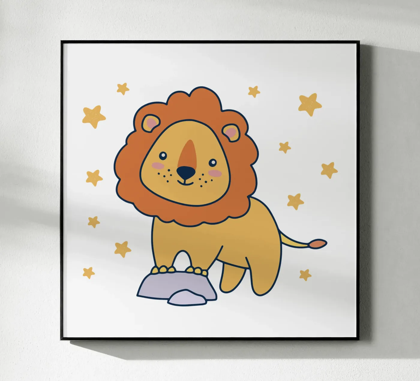 Baby Leon plexiglas de 🐹 BABY ART PRINTS
