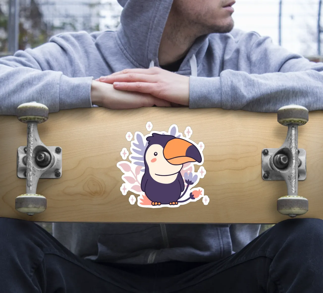 Baby Toucan sticker by 🐹 BABY ART PRINTS