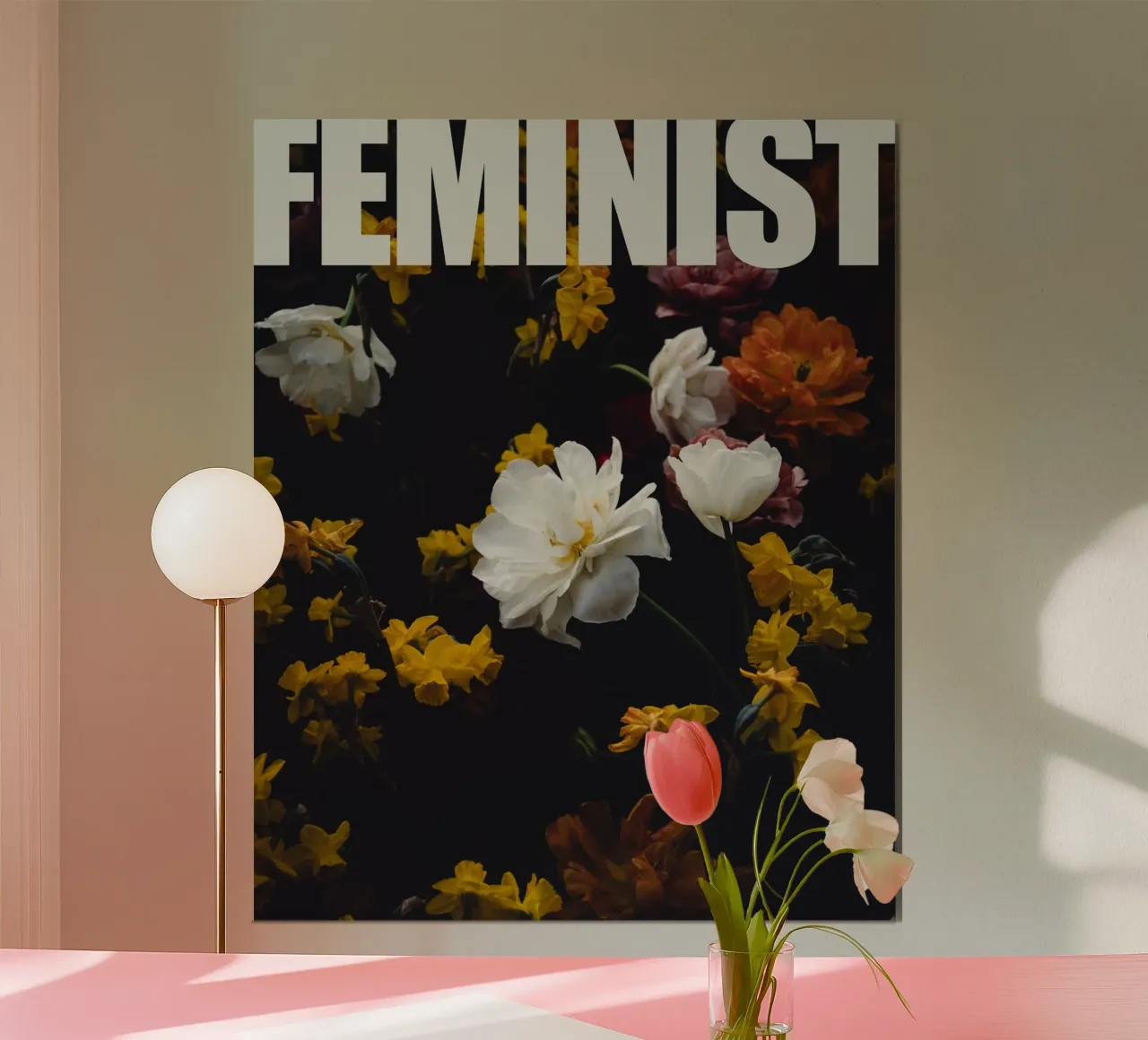 Femminista poster con telaio in plastica da Jule Shnc