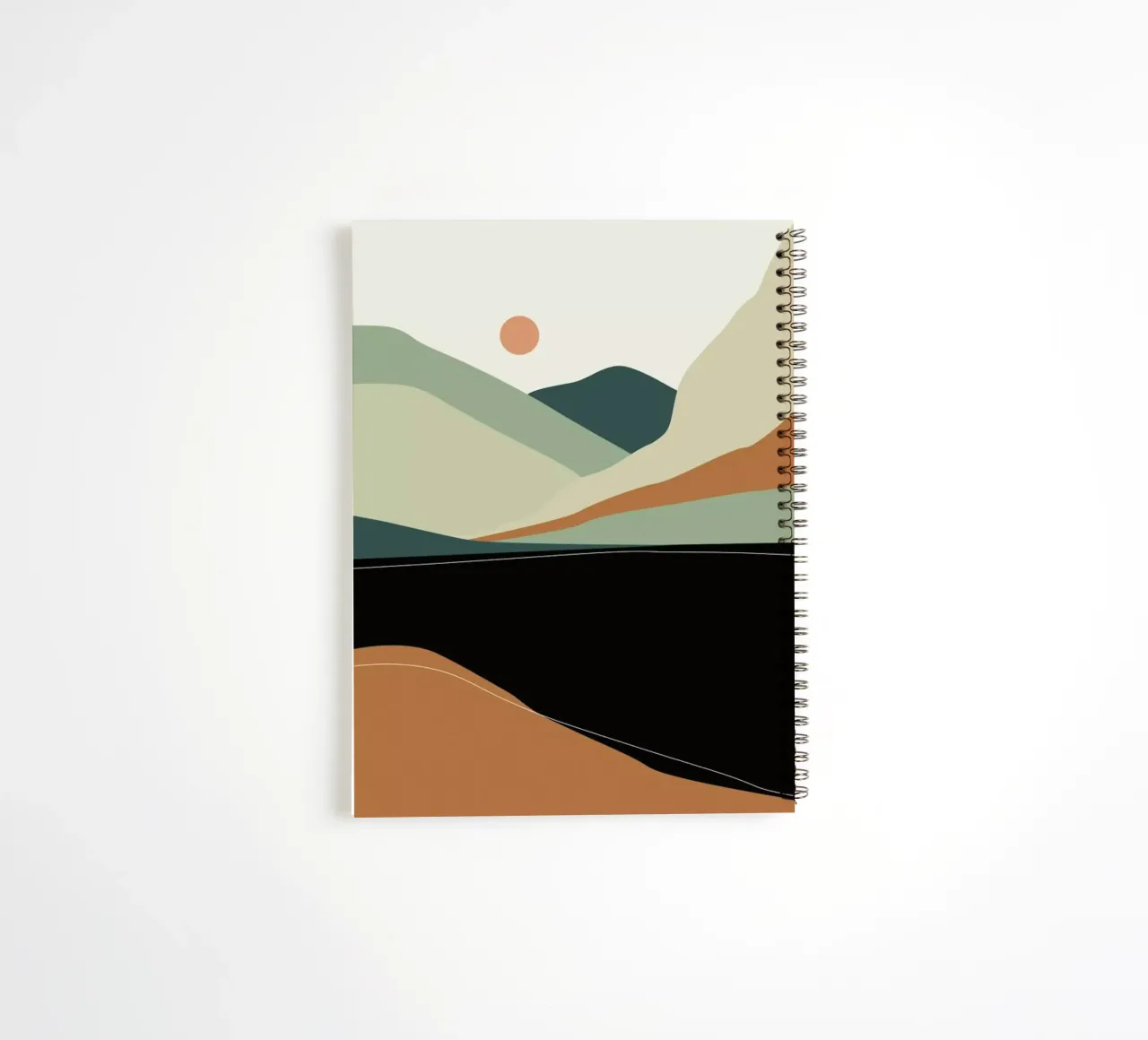 Gebirgssee carnet à spirale de XOXO Arte