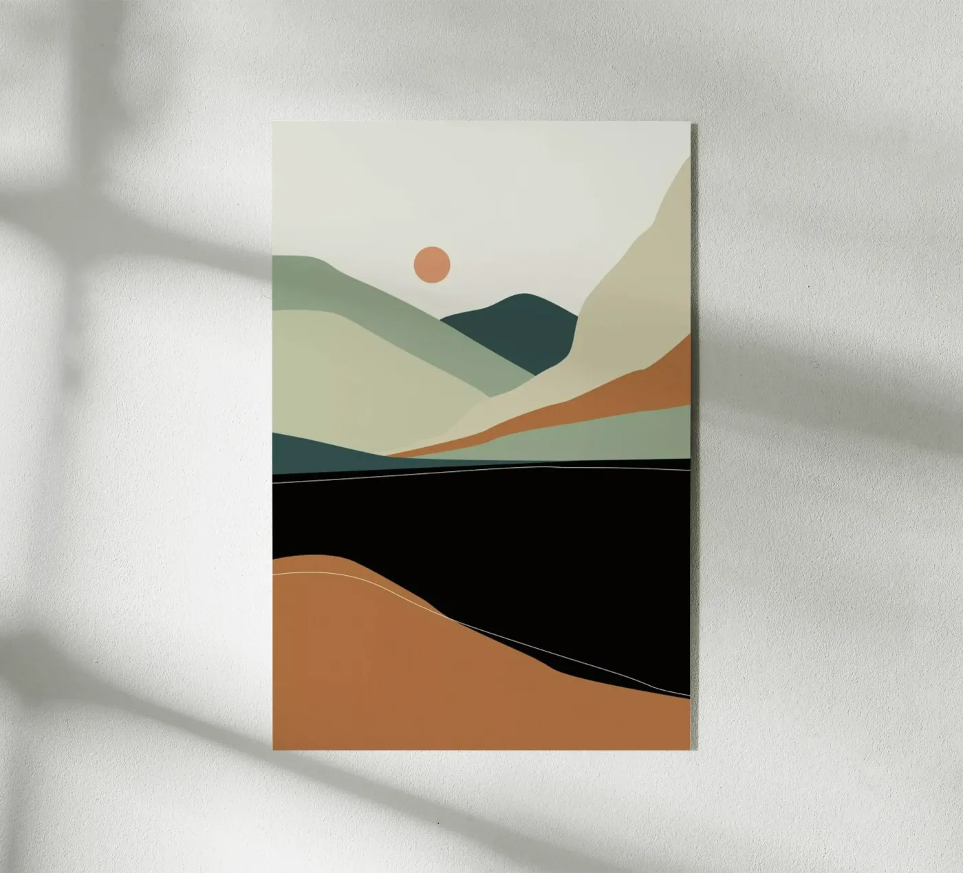 Gebirgssee plexiglass da XOXO Arte