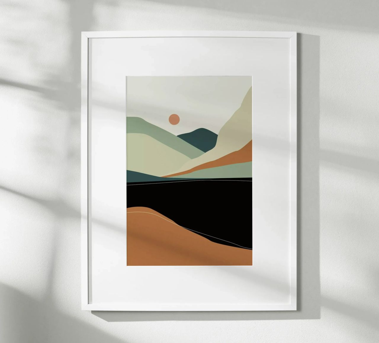 Gebirgssee poster by XOXO Arte