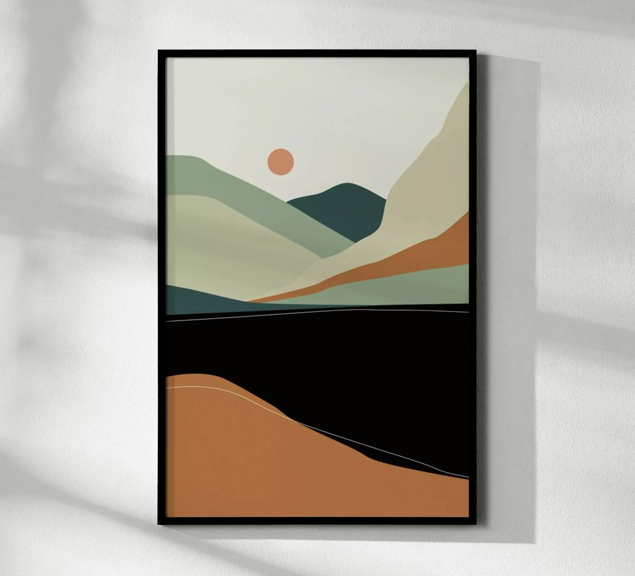 Gebirgssee poster by XOXO Arte
