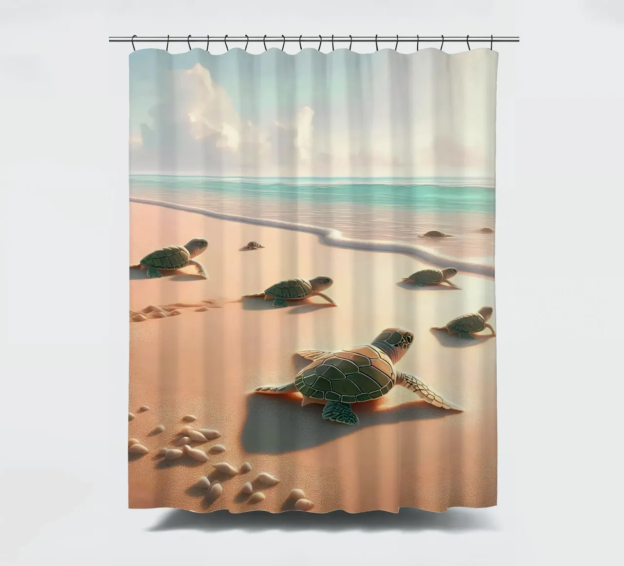 Nel mare tenda da doccia da Digital Naive