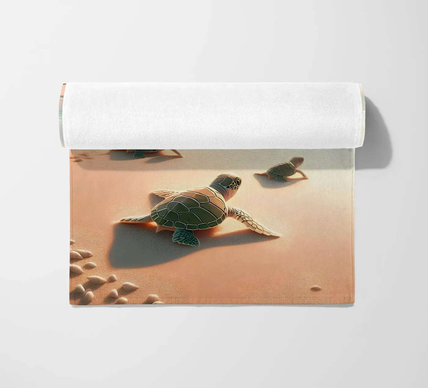 Into the sea beach towel by Digital Naive