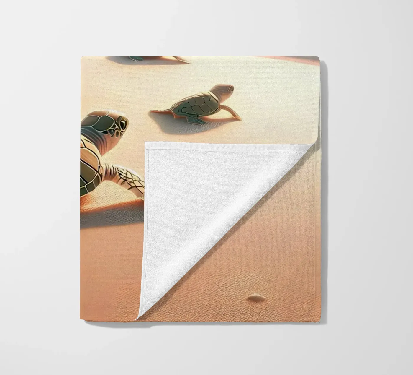 Into the sea beach towel by Digital Naive