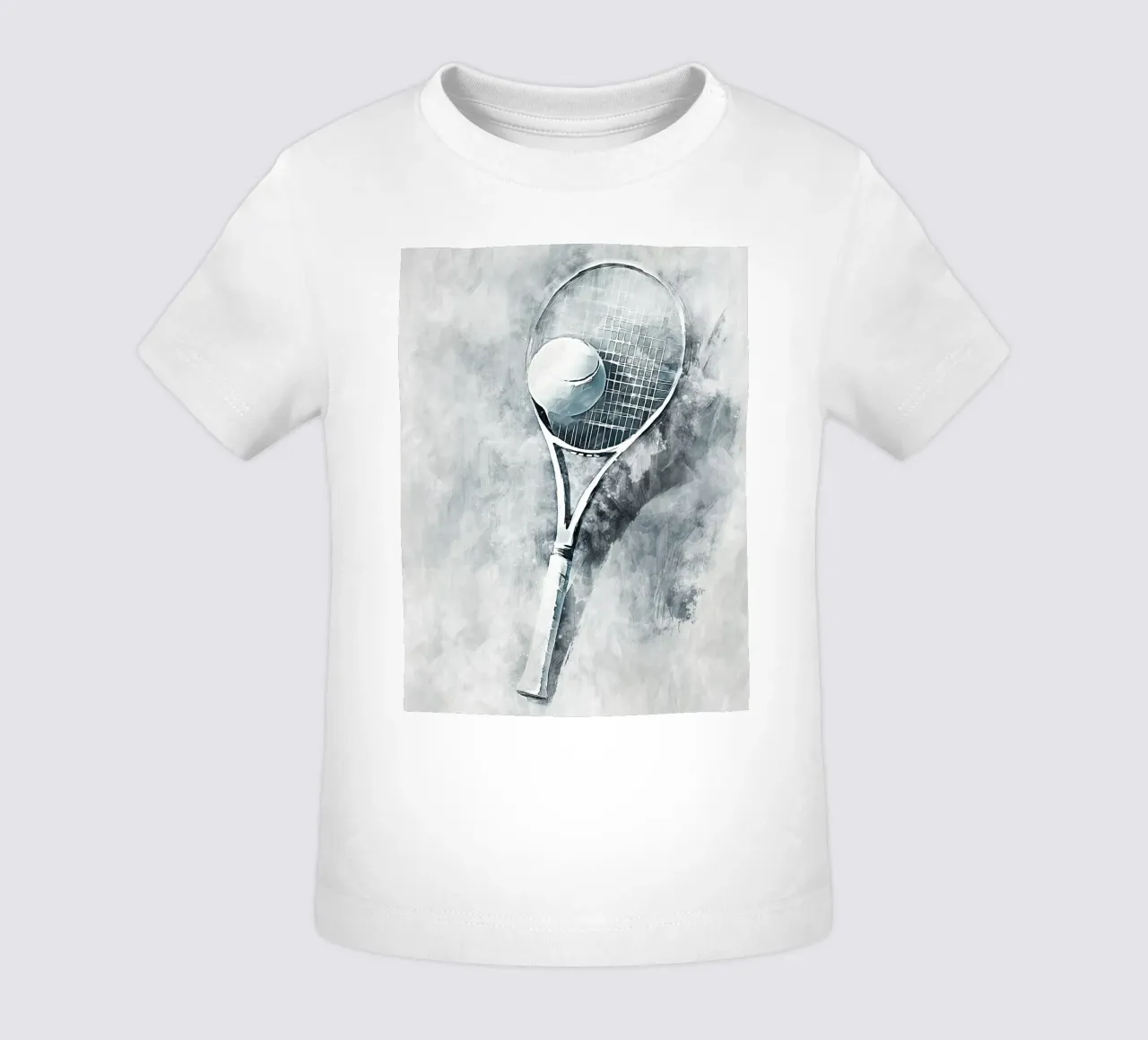 Tennis Ball/Racket art maglietta neonato da Mateo