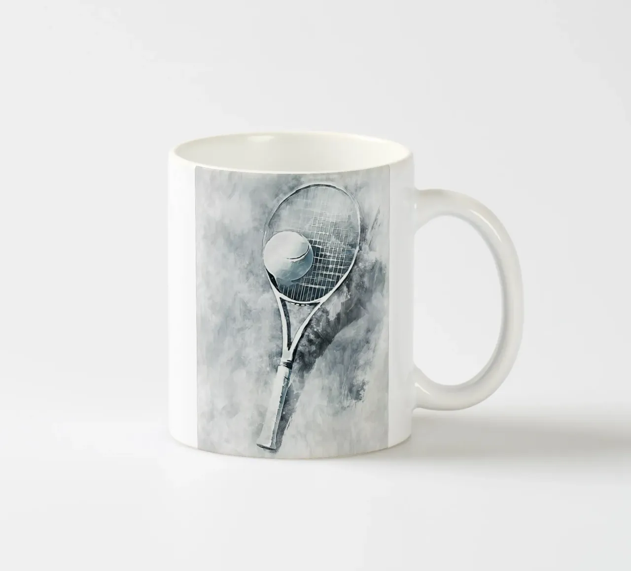 Tennis Ball/Racket art tazza in ceramica da Mateo