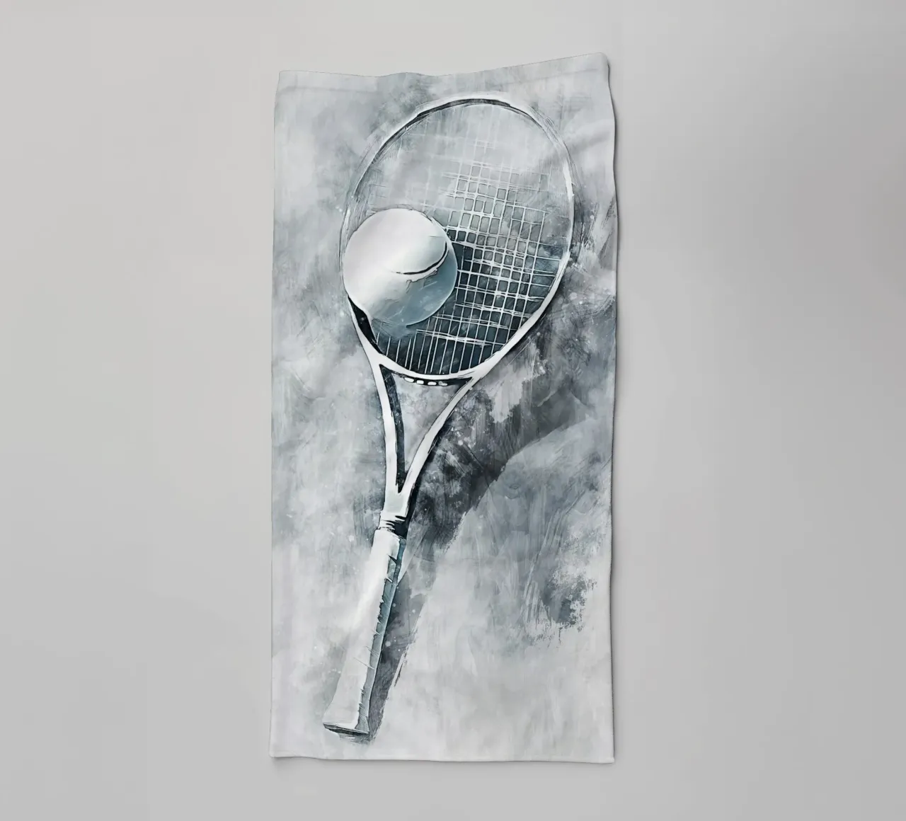 Tennis Ball/Racket art asciugamano da bagno da Mateo