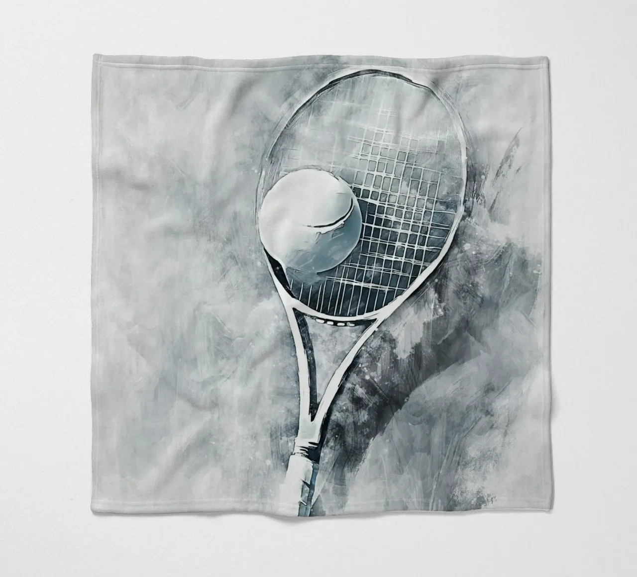 Tennis Ball/Racket art coperta in pile da Mateo