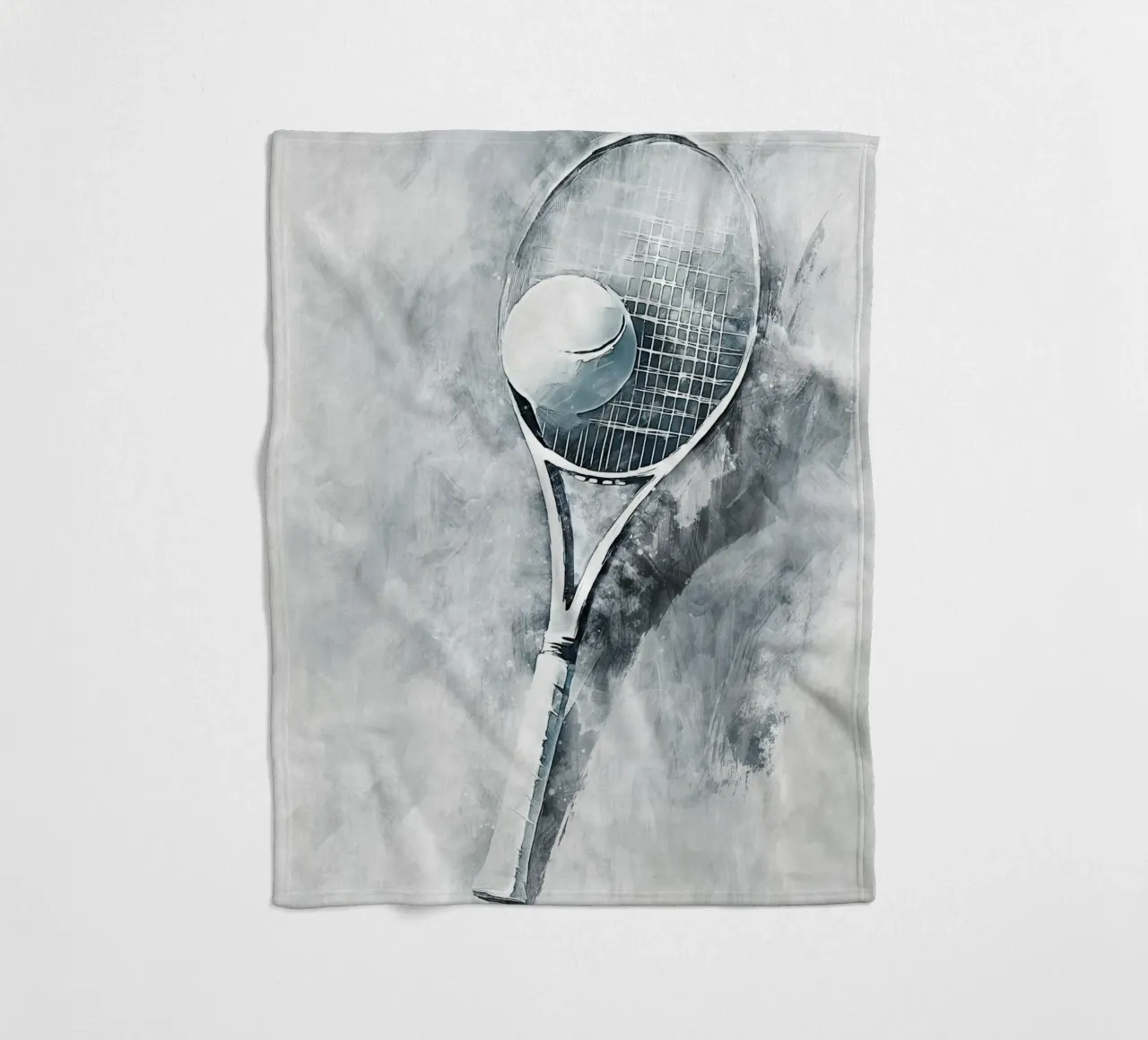 Tennis Ball/Racket art coperta in pile da Mateo