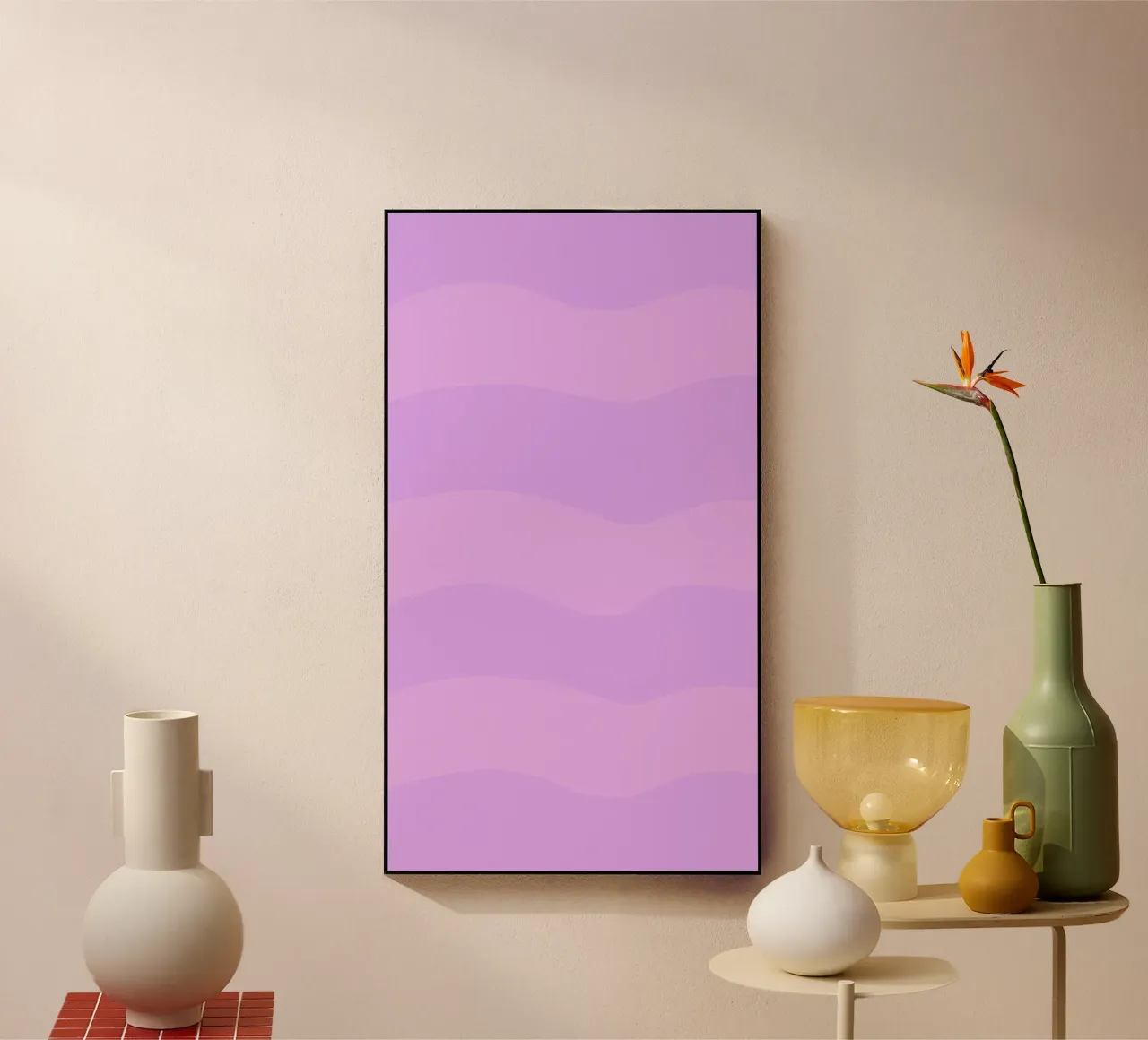 Wavy Lilac plexiglas de wee-design
