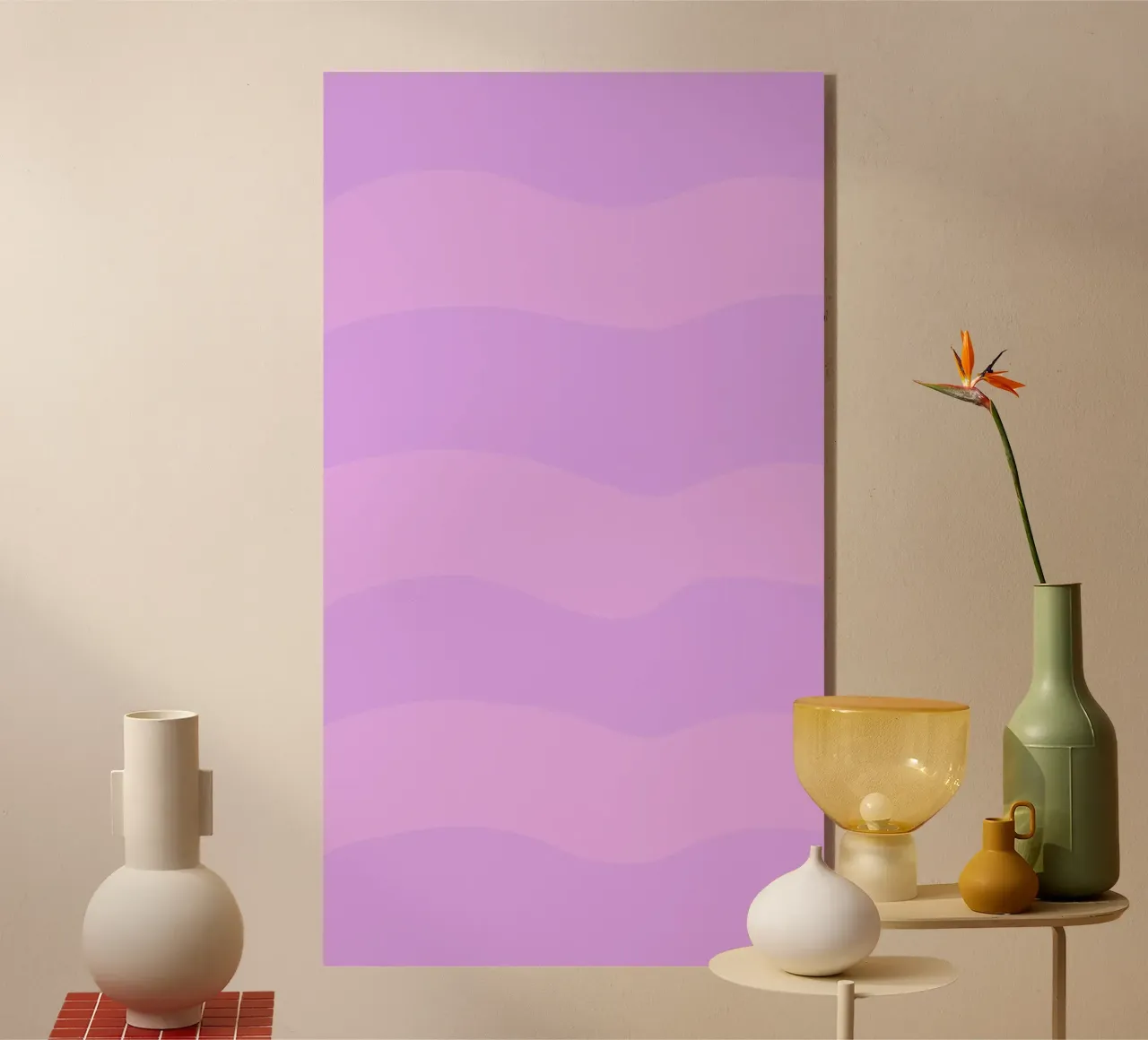 Wavy Lilac plexiglas de wee-design