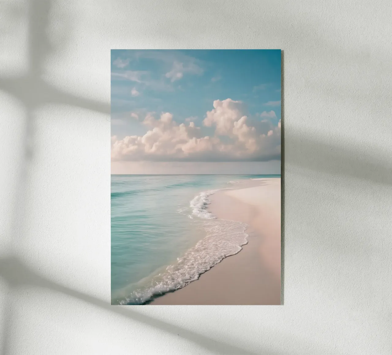Spiaggia con onde delicate plexiglass da Indigo Tides Art