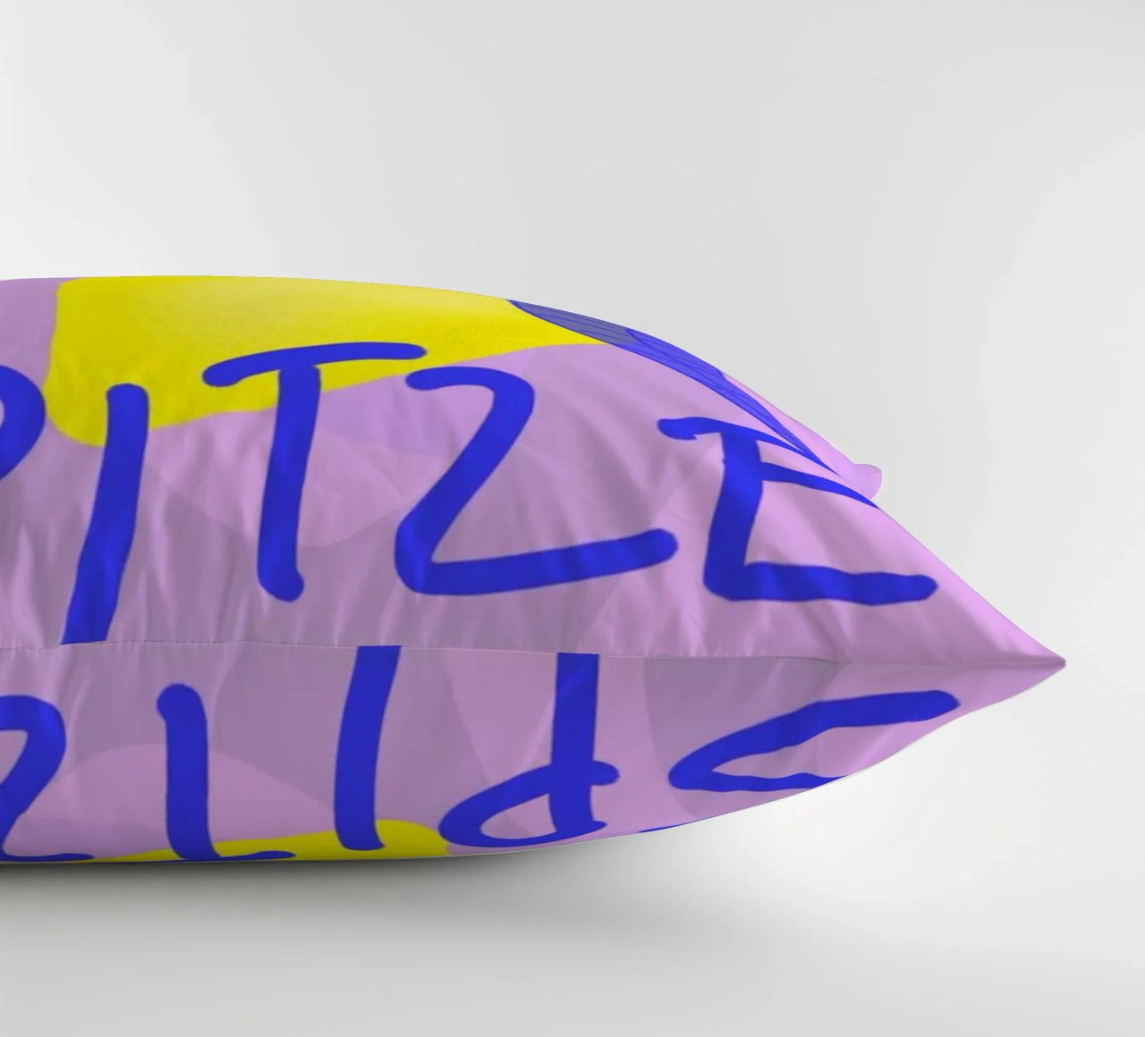Spitzen Zitrone! (blue text) cuscino da wee-design