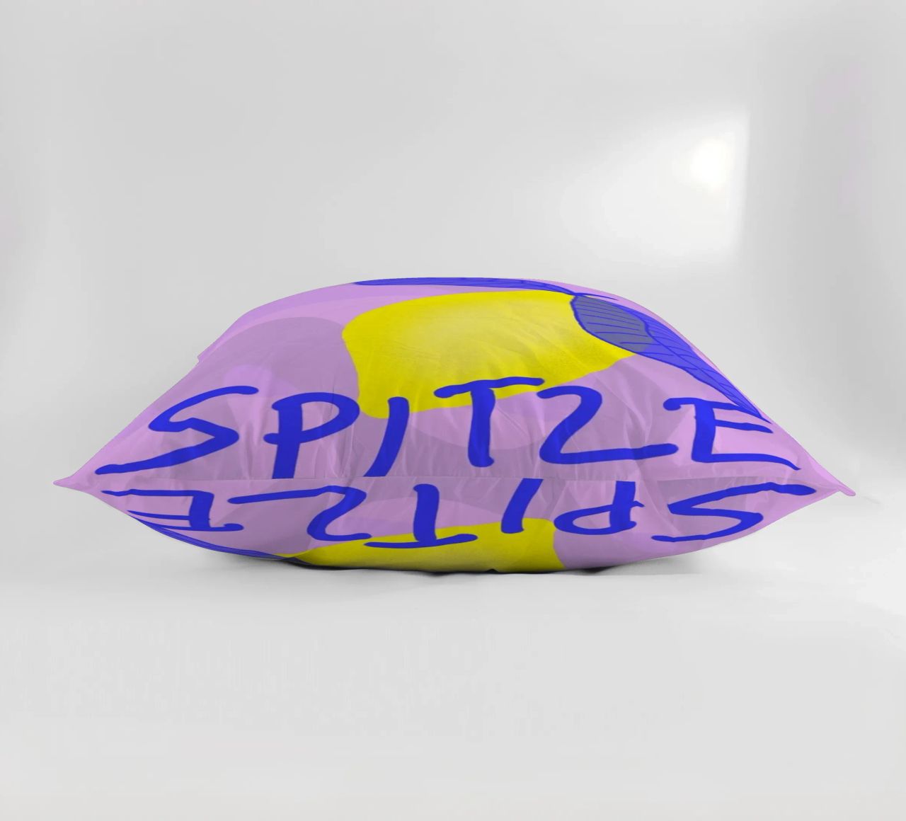 Spitzen Zitrone! (blue text) cuscino da wee-design