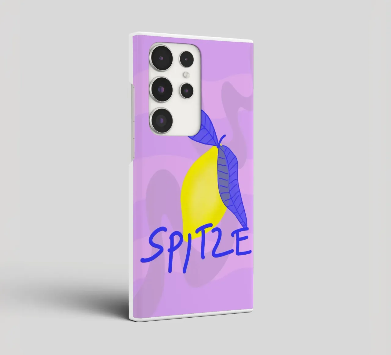 Spitzen Zitrone! (blue text) cover samsung da wee-design
