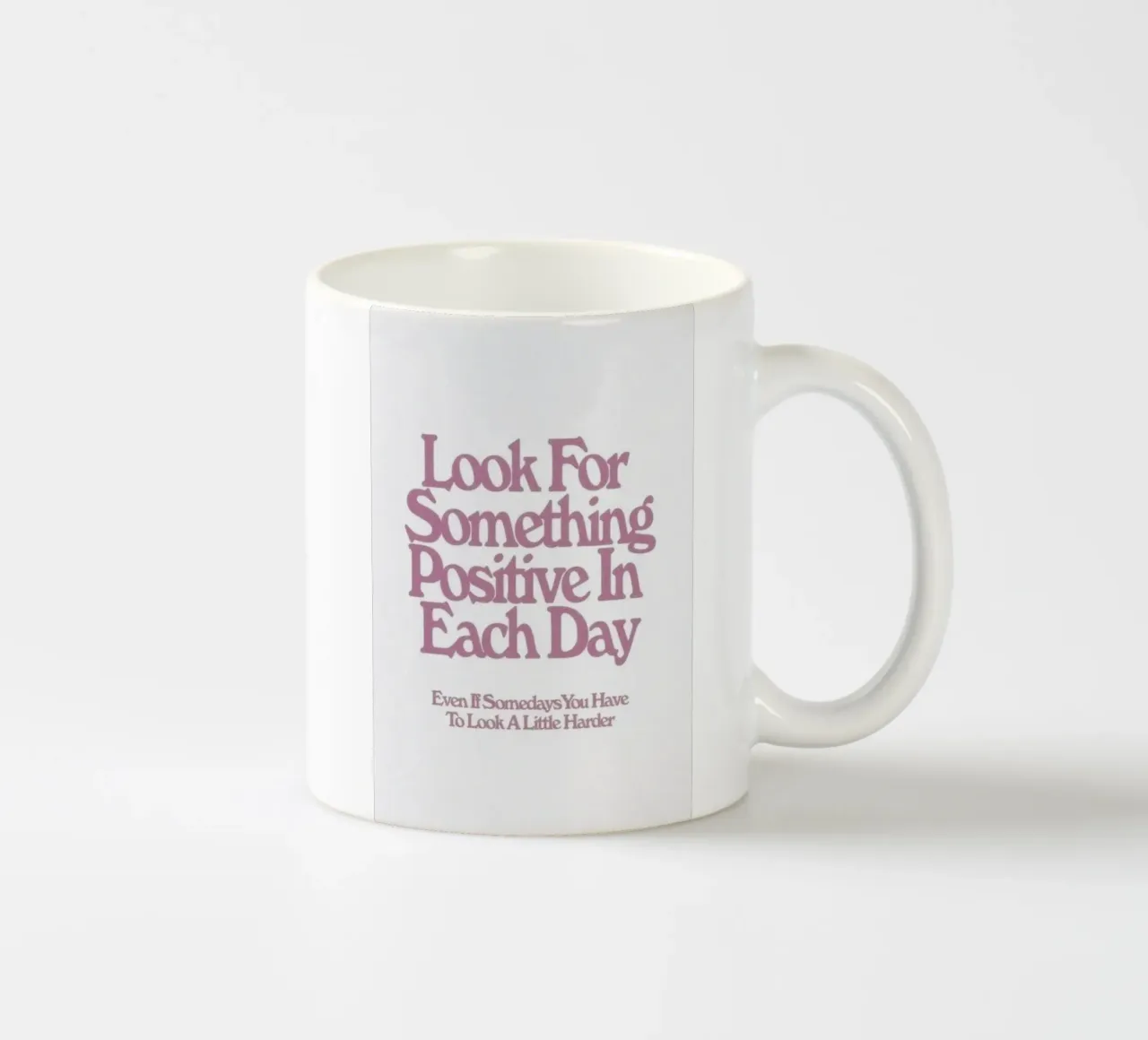 Look For Something Positive Inspirerende Kunstdruk keramische mok van NorwesClub