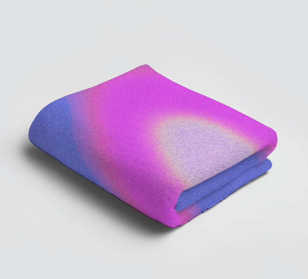 Aura Heart Abstract Gradient Graphic Art Print towel by NorwesClub