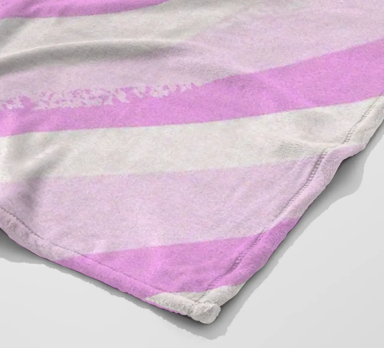 Concentric Heart Pattern Pink Decorative Art Print fleece blanket by NorwesClub