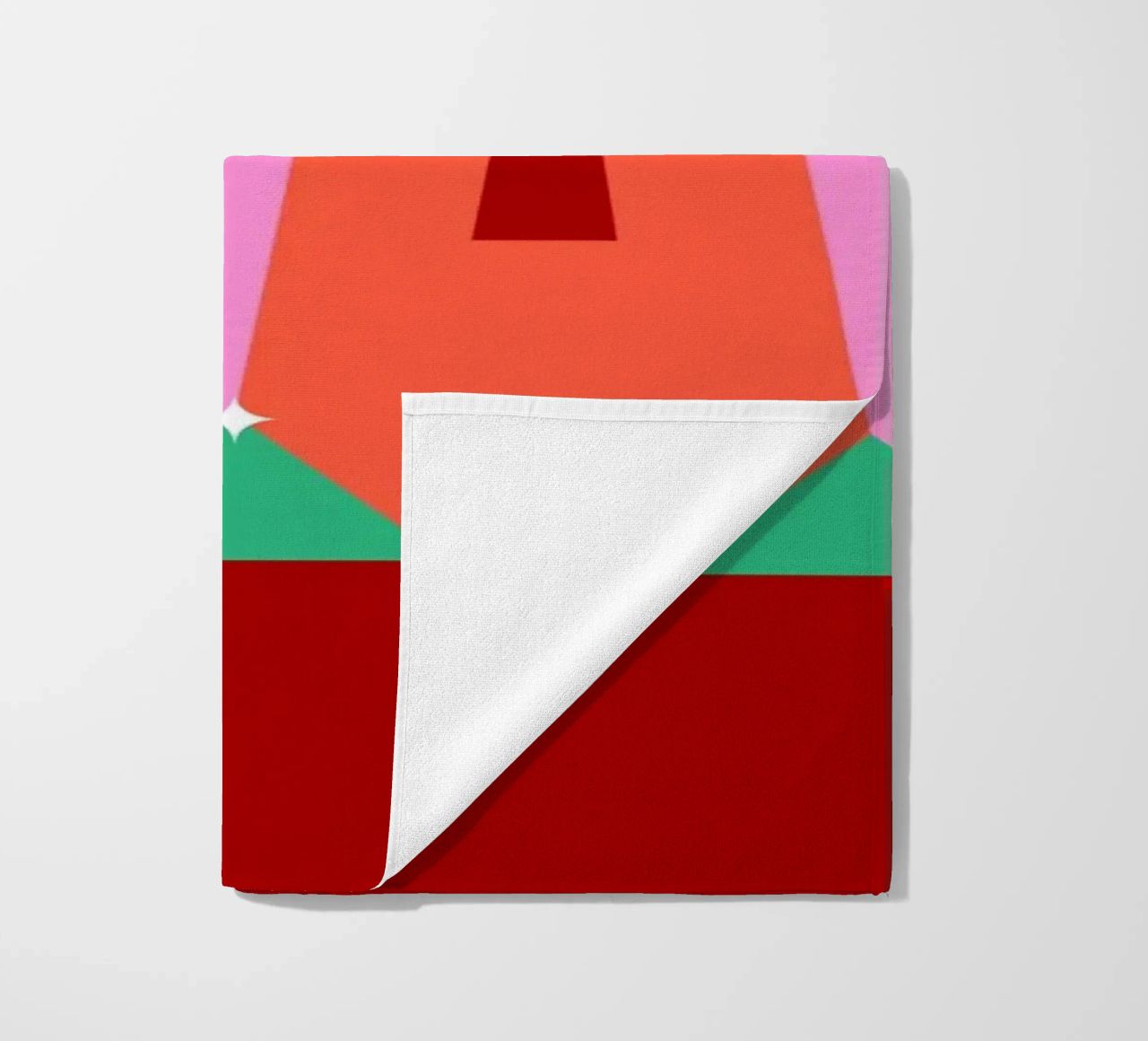 CIAO Text Art Bold Colorful Graphic Art Print beach towel by NorwesClub