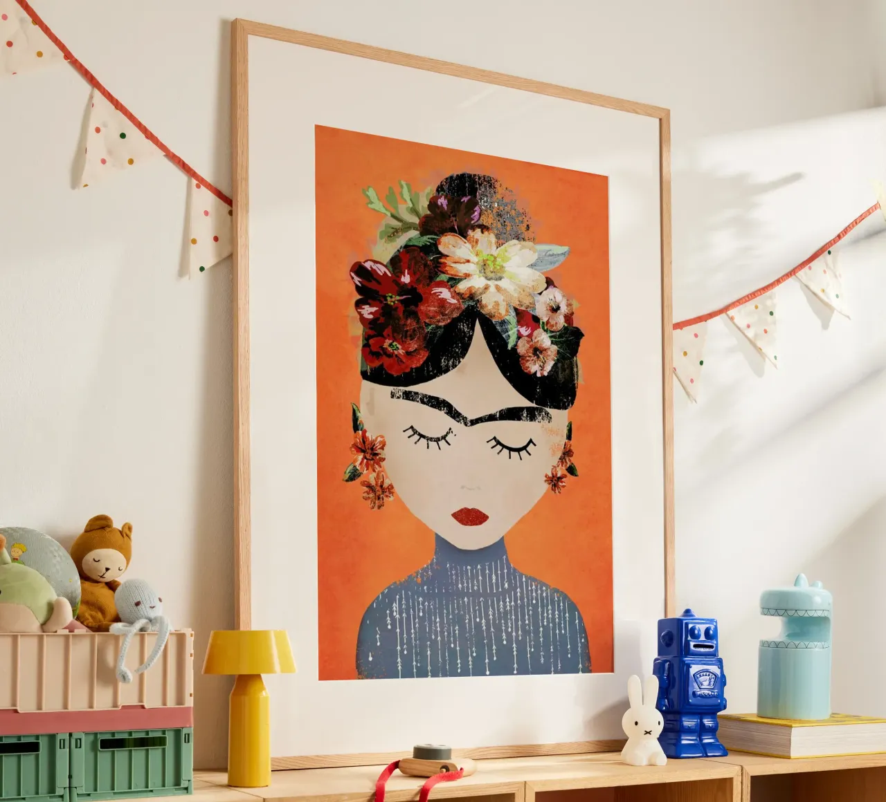 Frida (Orange) Poster von treechild