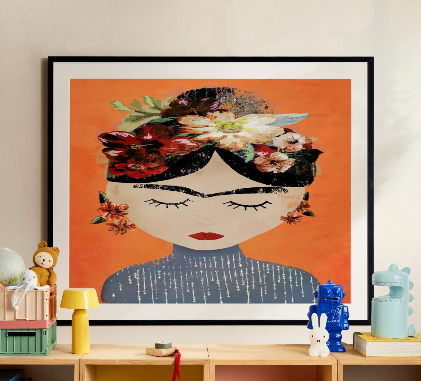 Frida (Orange) poster da treechild