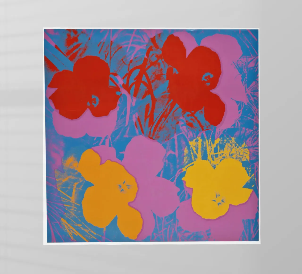 Fiori di Andy Warhol Stampa floreale colorata Pop Art pellicola backlit da NorwesClub