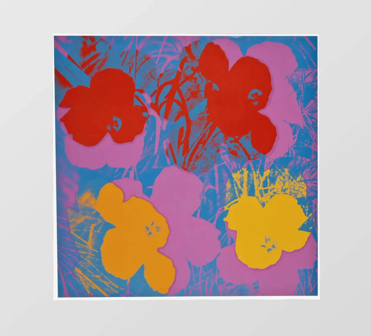 Fiori di Andy Warhol Stampa floreale colorata Pop Art pellicola backlit da NorwesClub