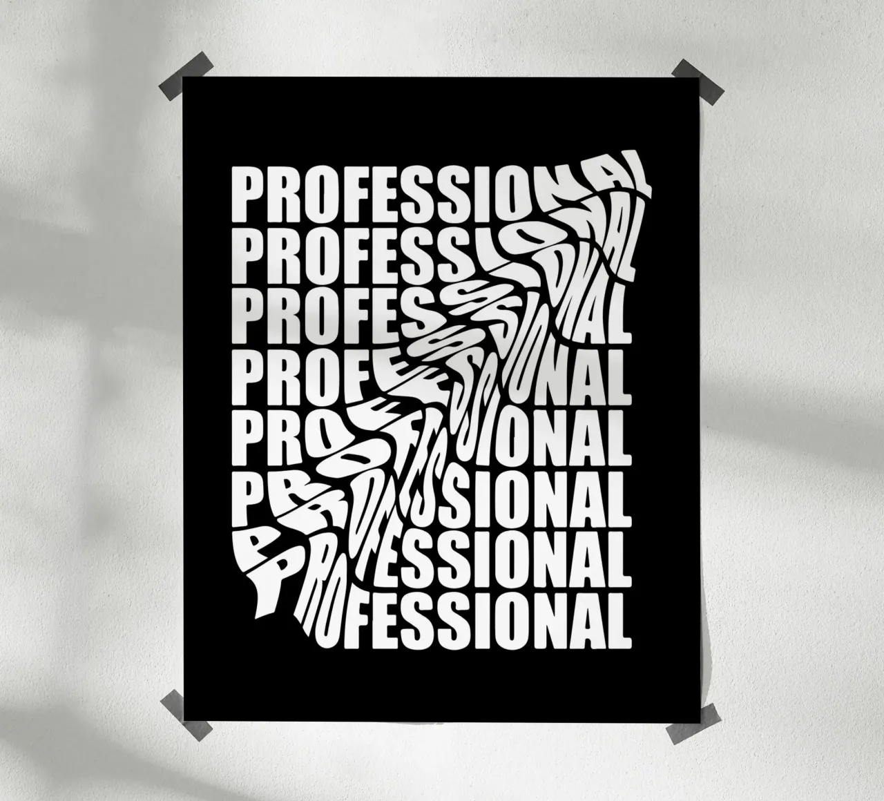 PROFESSIONAL poster van Einfach Uebel