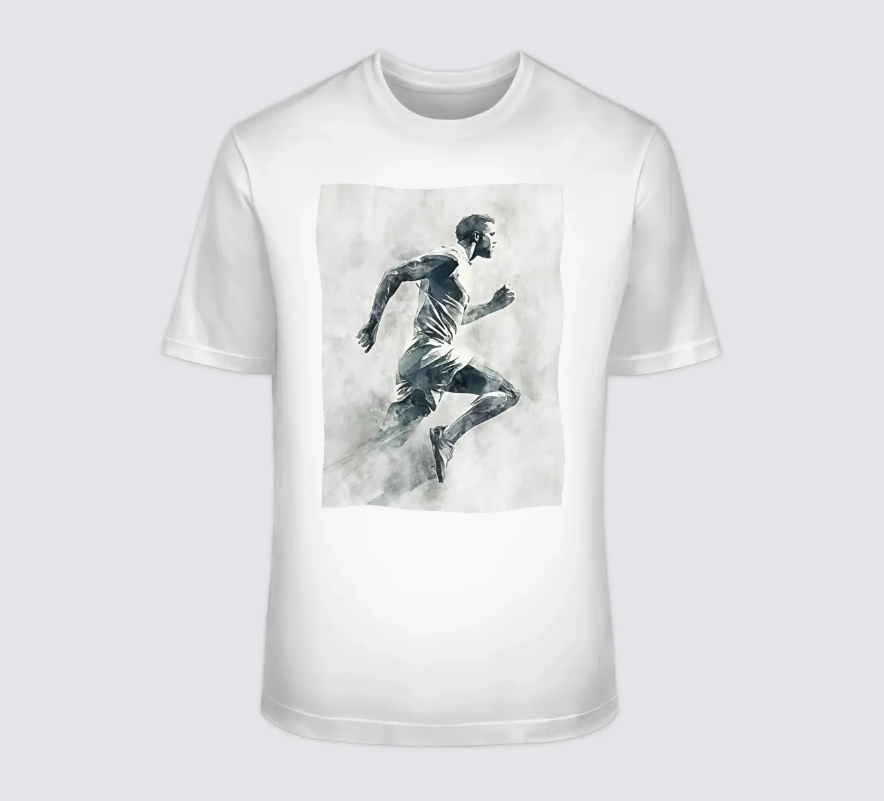 Running art t-shirt da Mateo