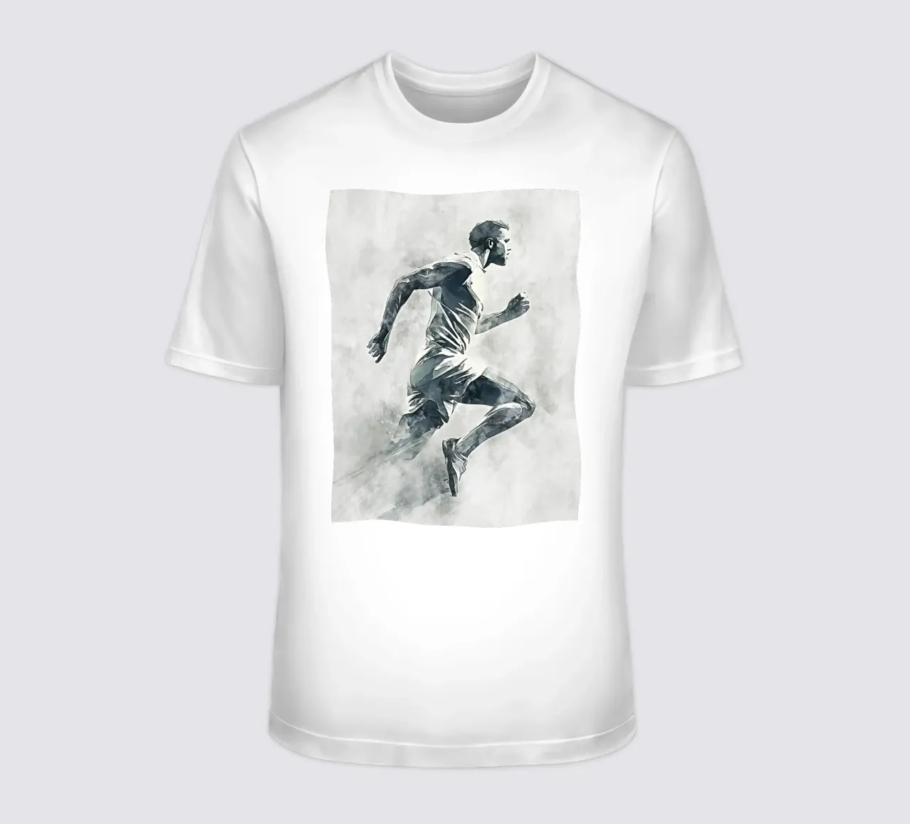 Running art T-Shirt von Mateo