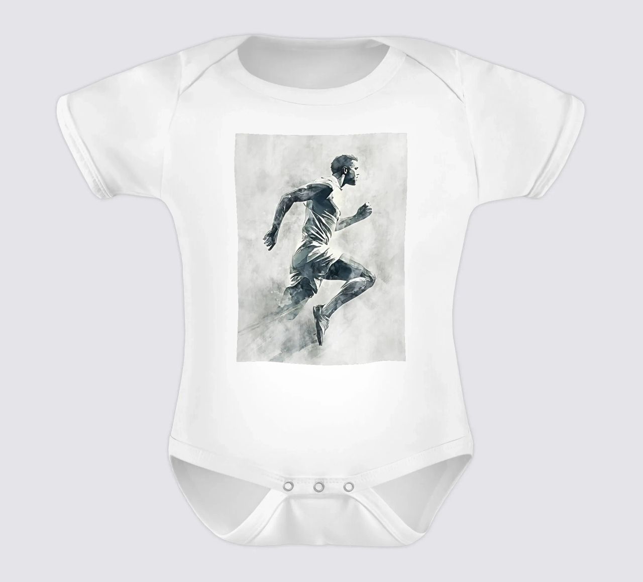Running art body bébé de Mateo