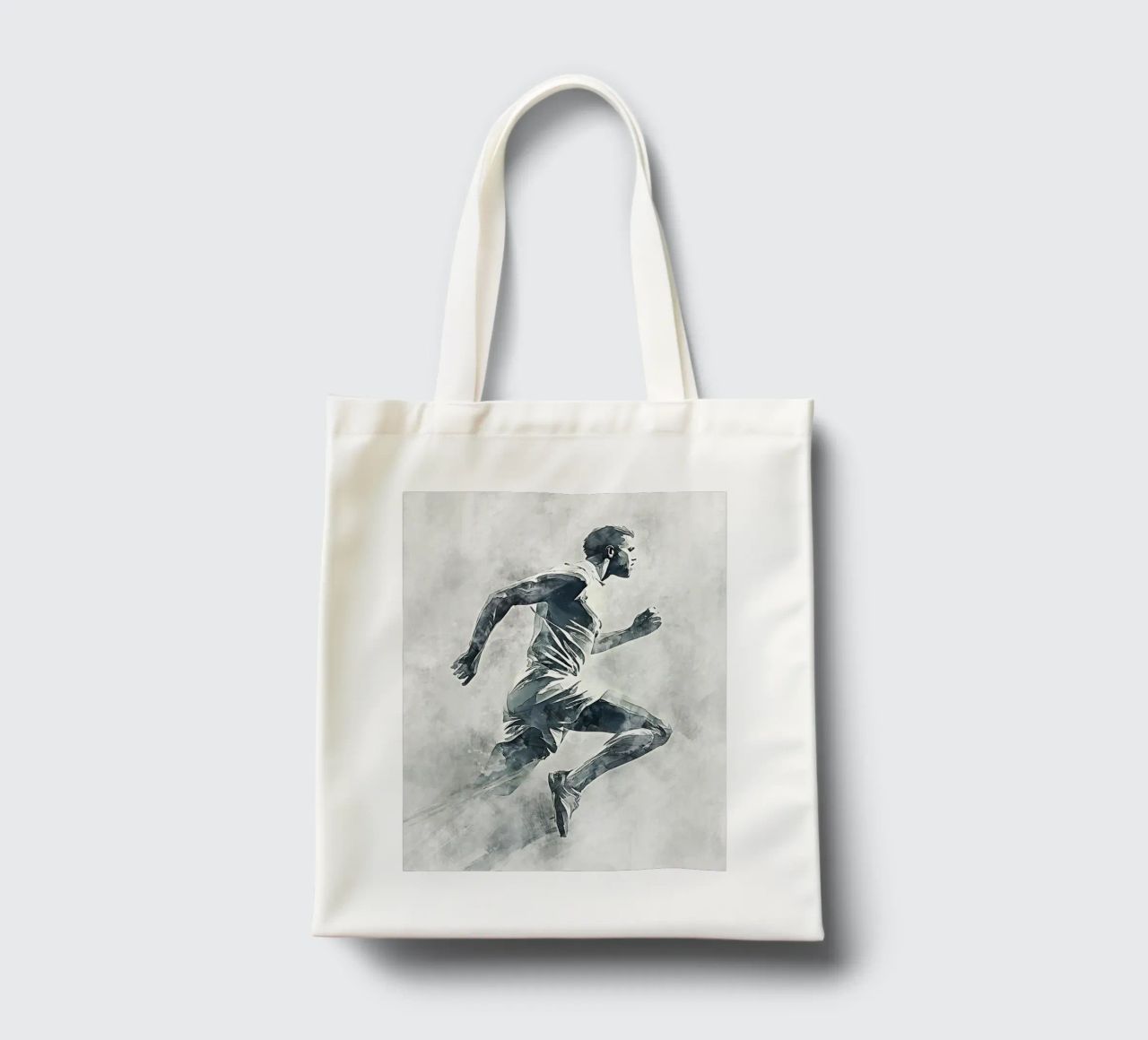 Running art borsa in juta da Mateo